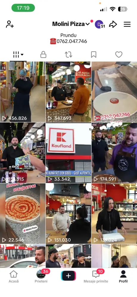 TikTok — 457.000 pe cel mai bun clip